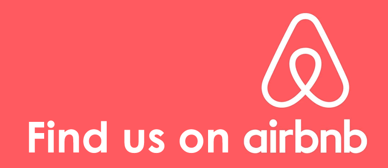 Find us on Airbnb